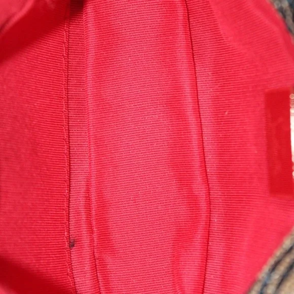 Christian Louboutin Womens One Strap Tiger Panama Sweety Charity Handbag Brown - Picture 9 of 17